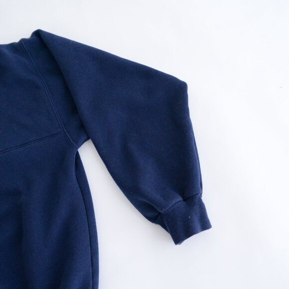 Vintage Dodger Navy Yellow Embroidered Chrysler Built In Turtleneck Sweater L - Picture 5 of 10